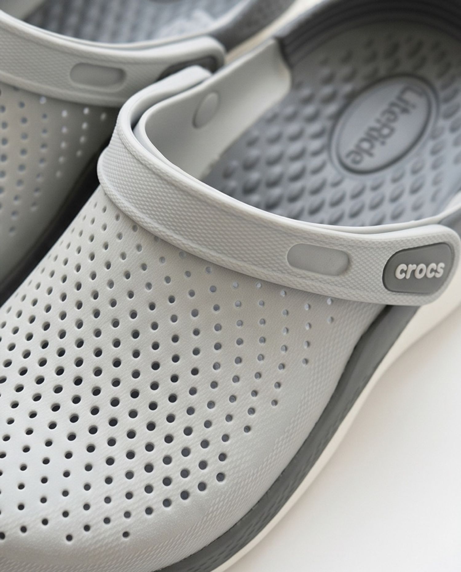 crocks ride grey