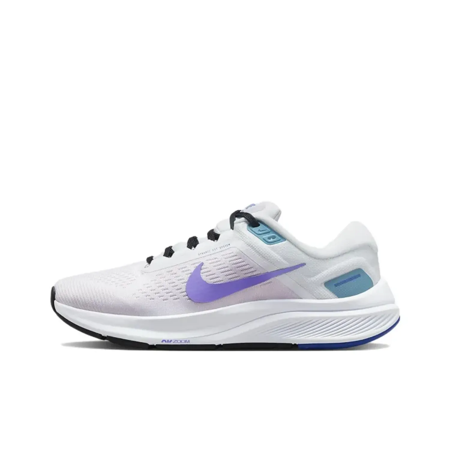 Nike Zoom Structure 24 Running Shoes Women's Low-Top WhitePurple