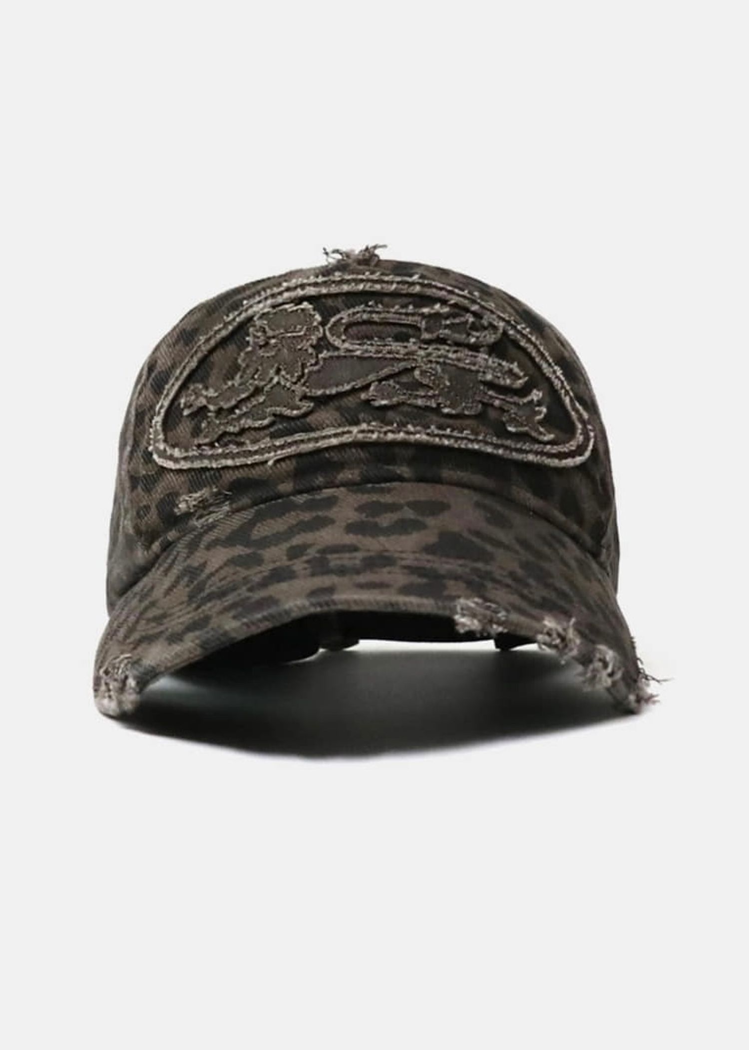 Mystic Big Patch Ball Cap - Dark Brown Leopard