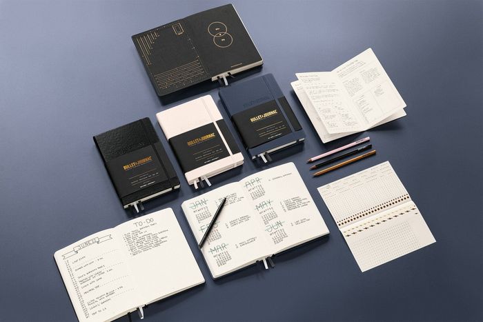 Black, Bullet Journal - Edition 2, Medium (A5), 120 g/m² paper, 206 p., dotted