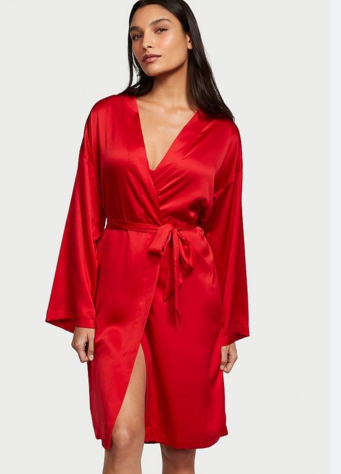 Satin Midi Robe