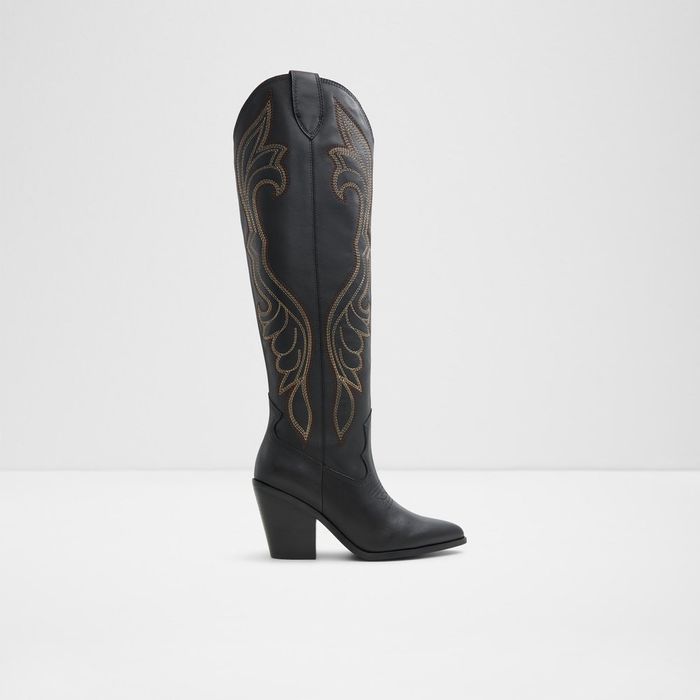 ALAMO-009-OTHER BLACK-Ladies Cas Boots