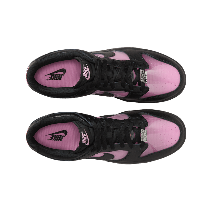 Nike Dunk Low Black and Pink Rise
