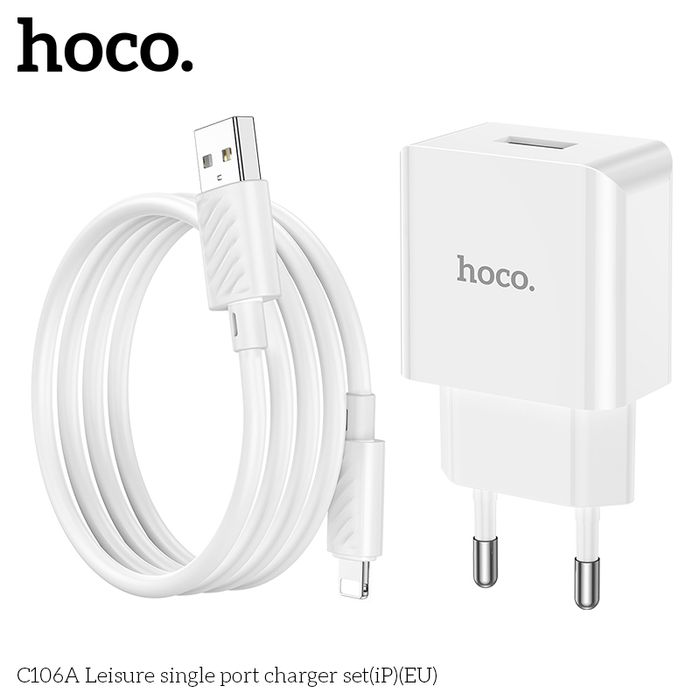 Hoco C106A Цэнэглэгч /USB-iP/