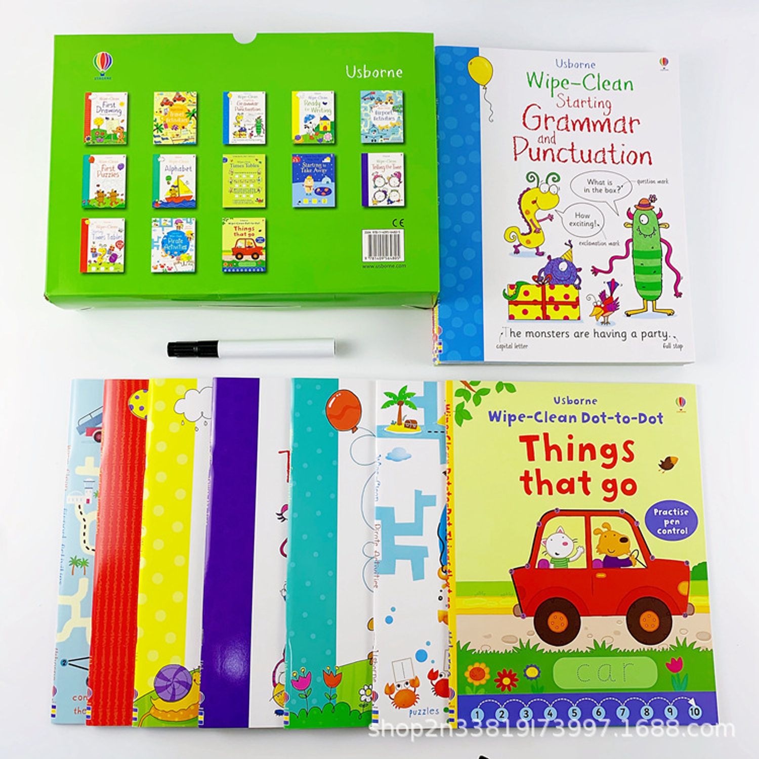 #Usborne_Wipe_Clean#Арилгадаг_үзгээр_бичдэг_ном