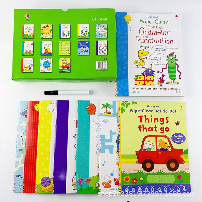 #Usborne_Wipe_Clean#Арилгадаг_үзгээр_бичдэг_ном