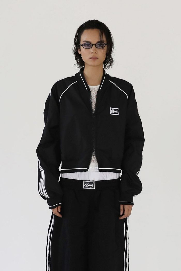 Billy SS Track Jacket-Black
