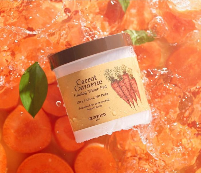 SKINFOOD Carrot Carotene Calming water pad 60ea