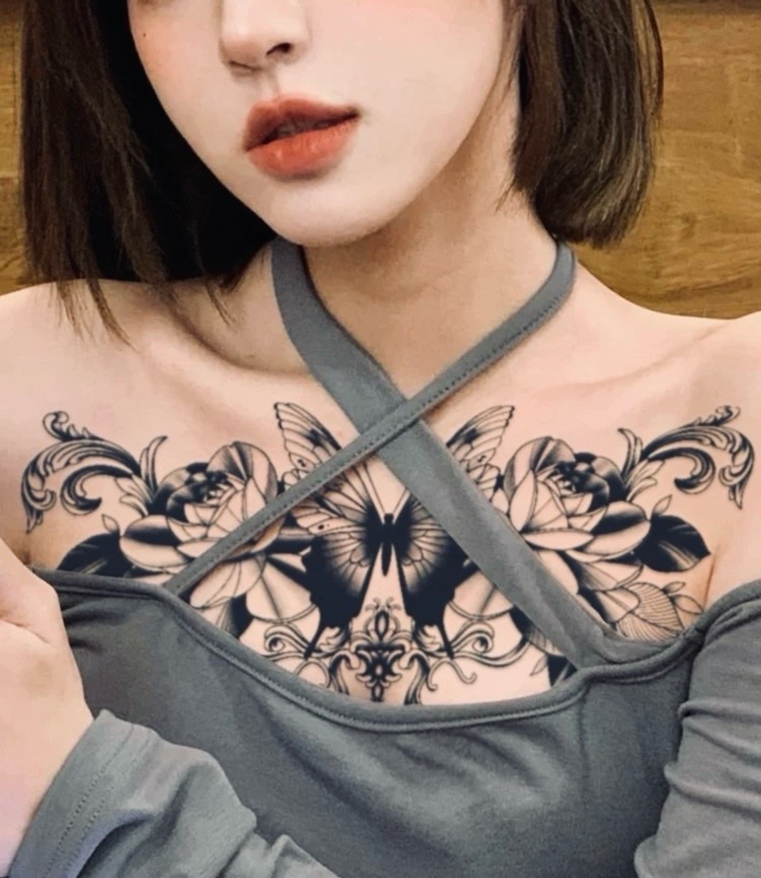 Flower Butterfly Chest Waist