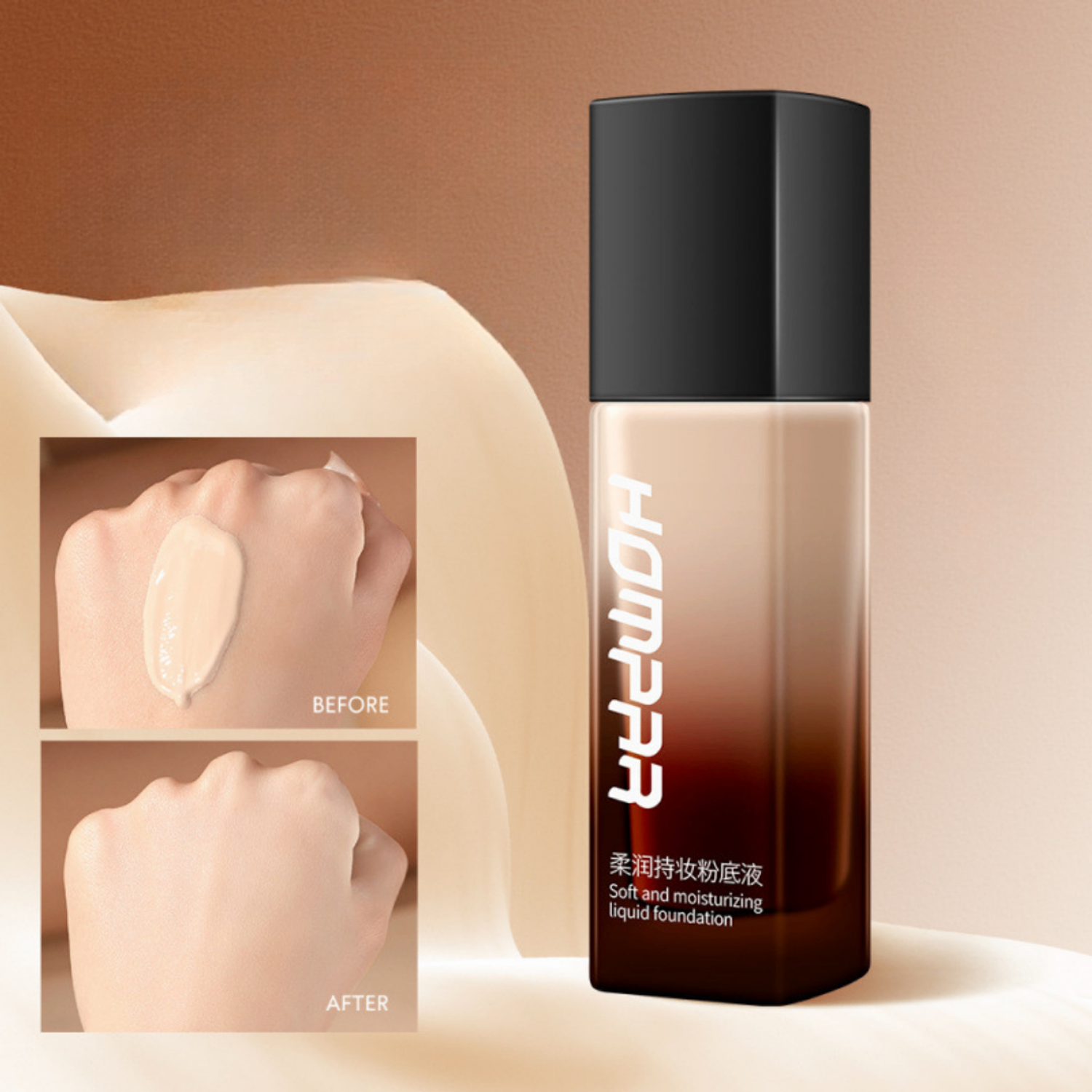 ✨ Soft & Moisturizing Liquid Foundation