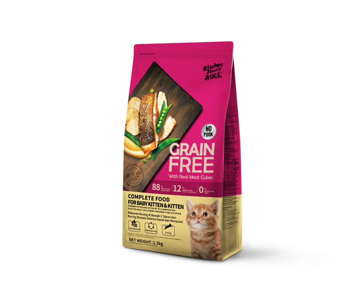 KitchenFlavor Grain Free Baby kitten & kitten (8kg)