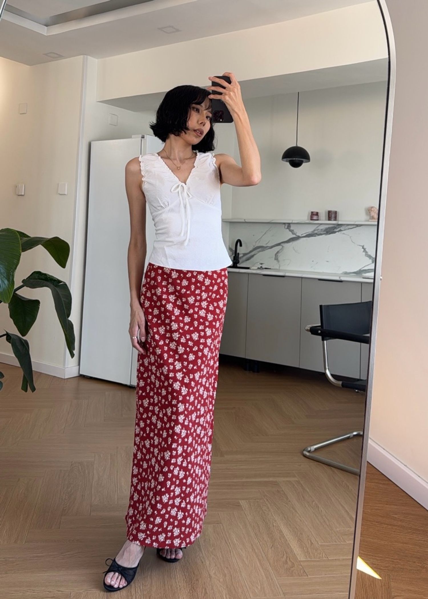 Retro Summer Maxi Skirt