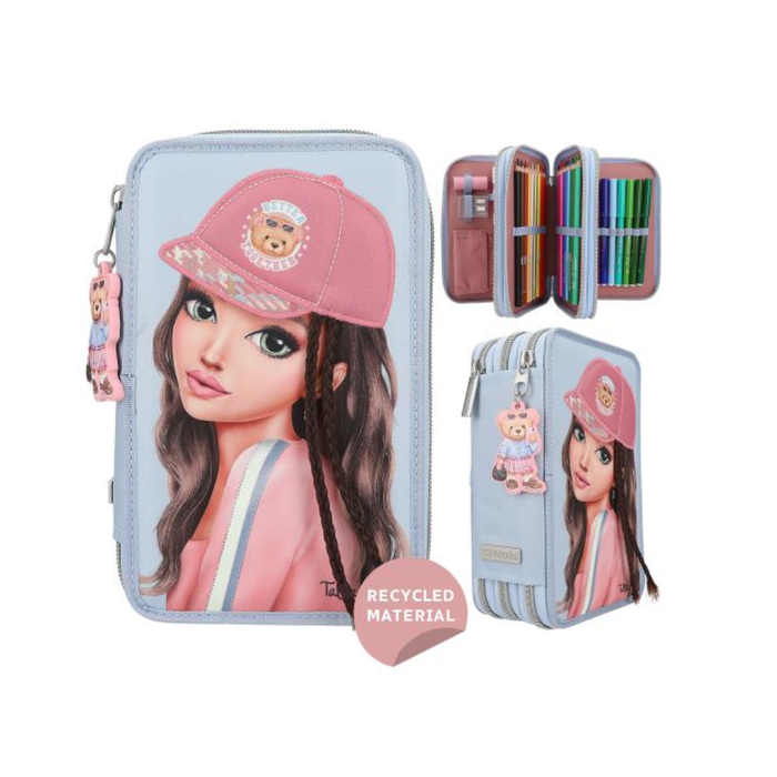 TOPModel Triple Pencil Case with Application