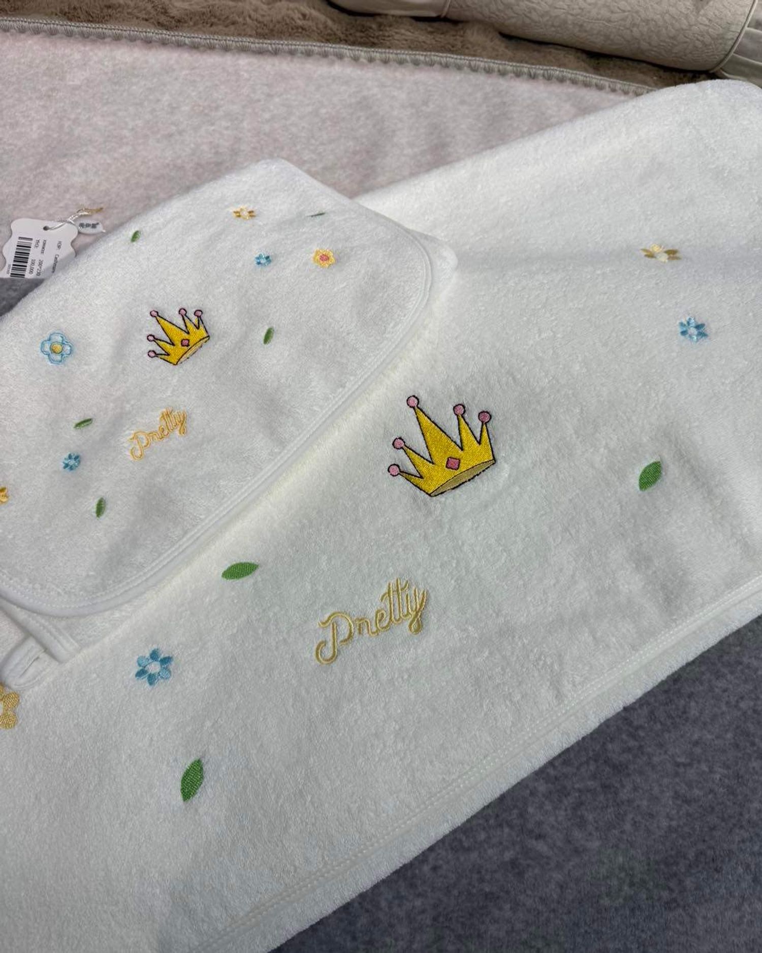 Хүүхдийн цэвэр даавуун хос алчуур