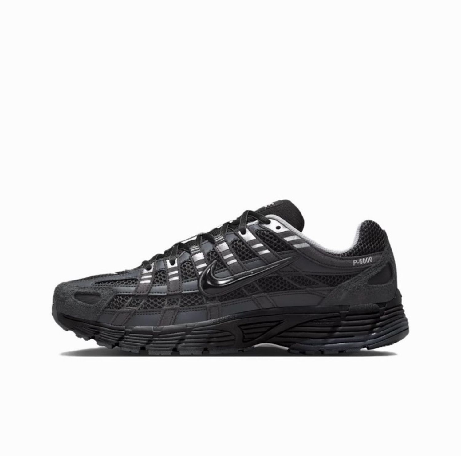 Nike P-6000 Metallic Grey Suede