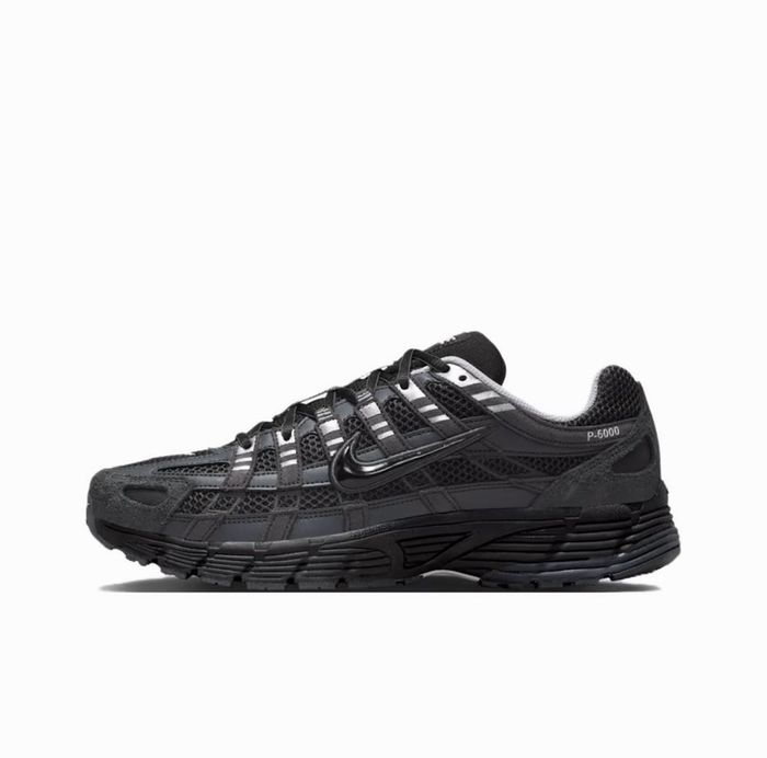 Nike P-6000 Metallic Grey Suede