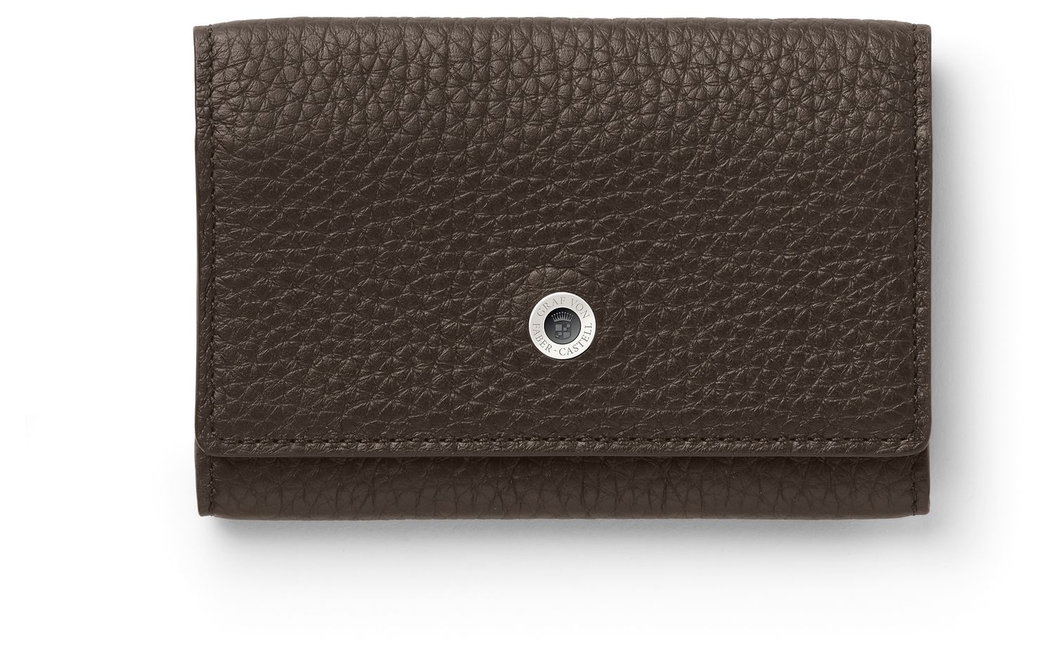 Graf von Faber-Castell bussiness card case cashmere Dark Brown 