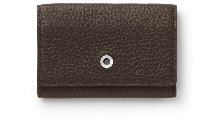 Graf von Faber-Castell bussiness card case cashmere Dark Brown 