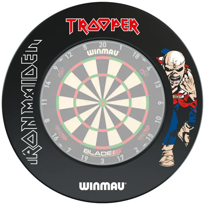 WINMAUIRON MAIDEN TROOPERN DARTBOARD SURROUND