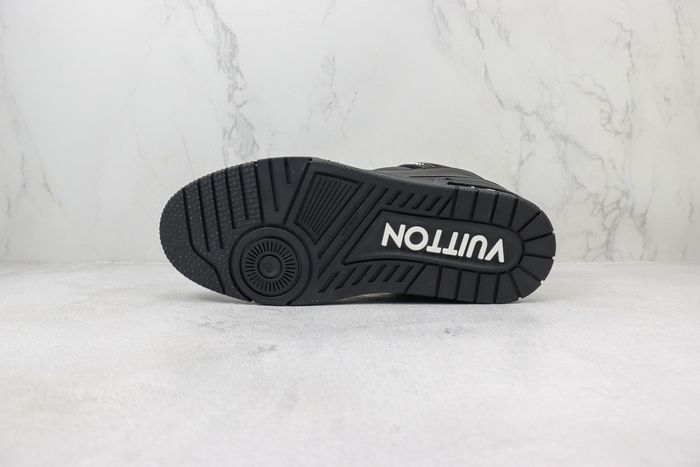 LV Trainer 'Black Embossed Monogram