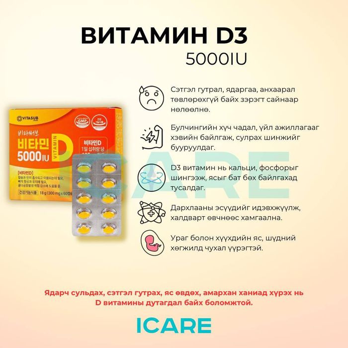 Vitamin D 5000IU