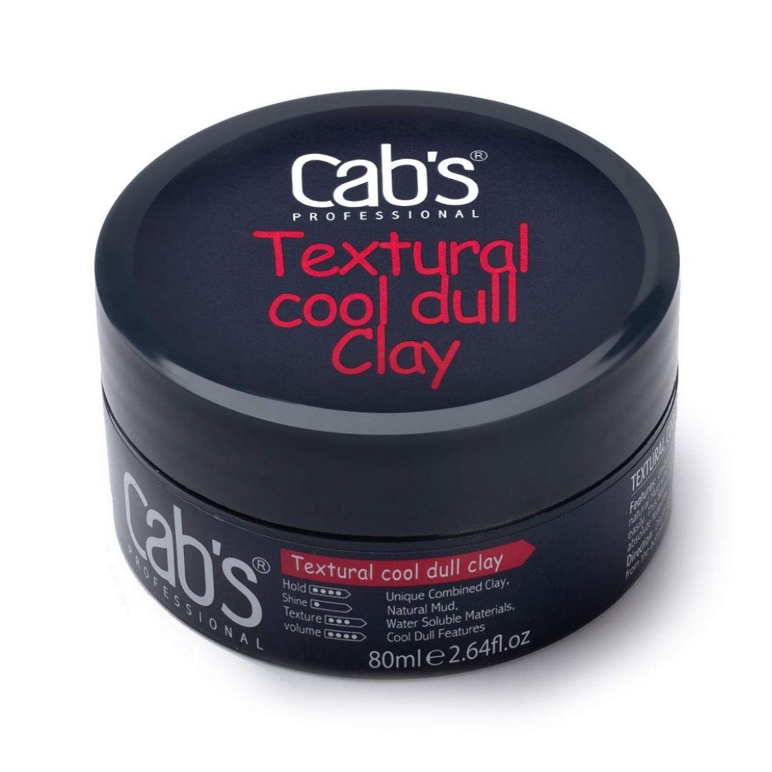  Cab's  Cab's Textural Cool Dull Hair Clay - Үс хэлбэржүүлэгч 80ml