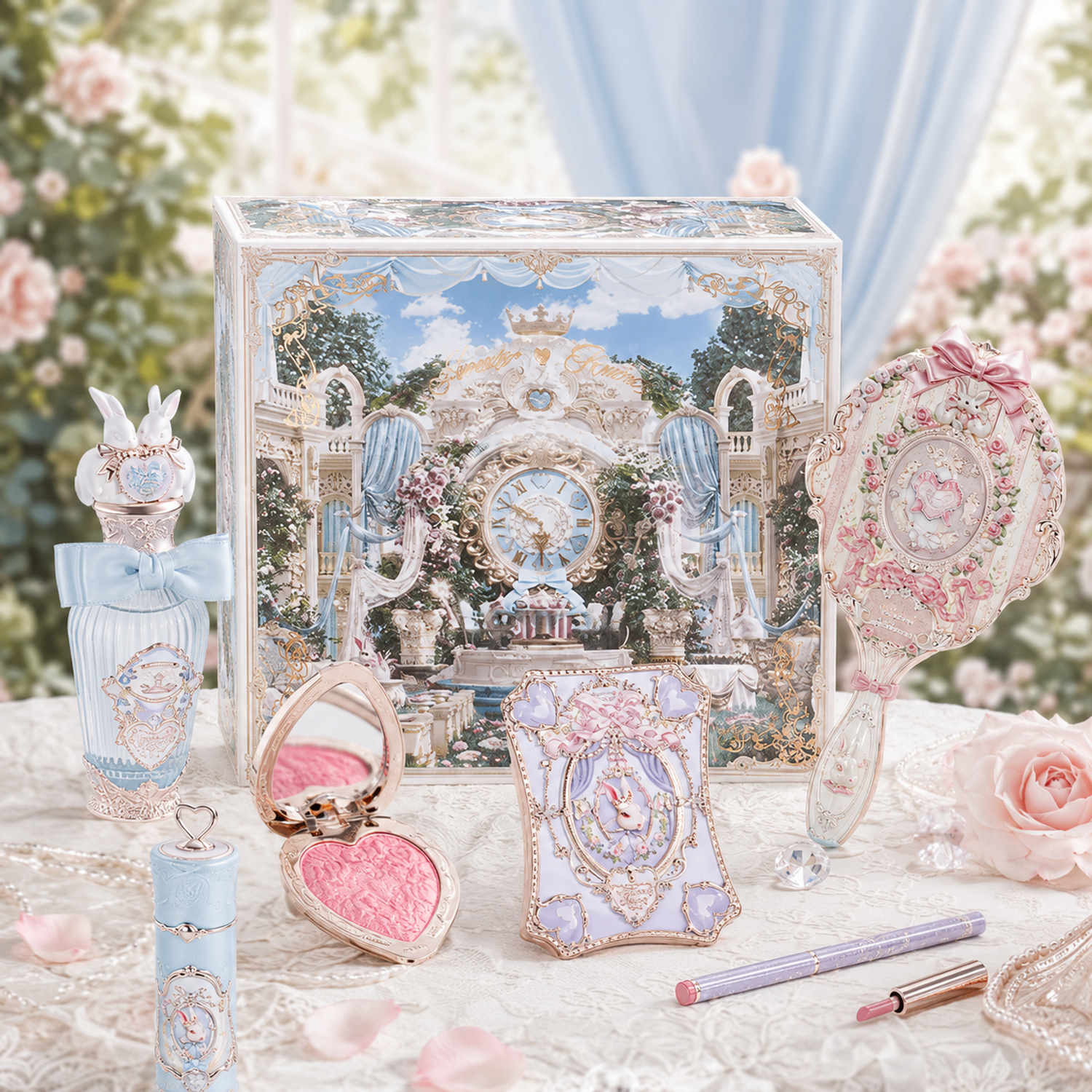🐰 Bunny Garden Flower Wall
