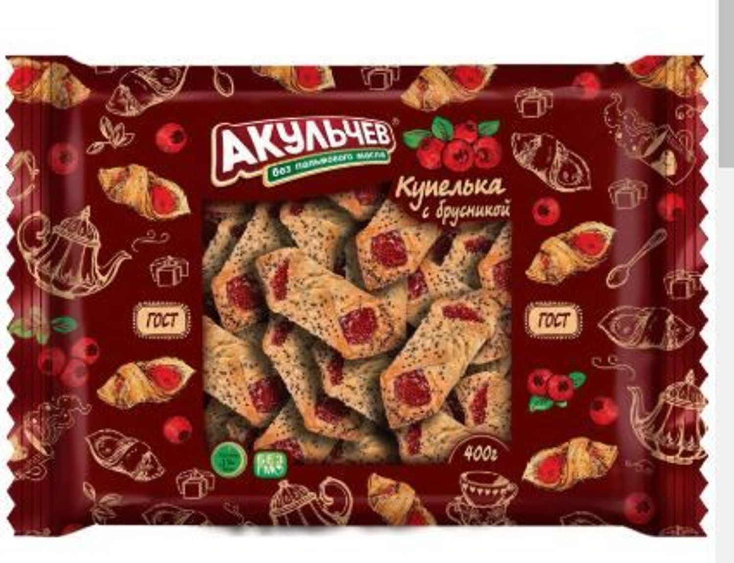 Кекс Акульчев Купелька 400гр 