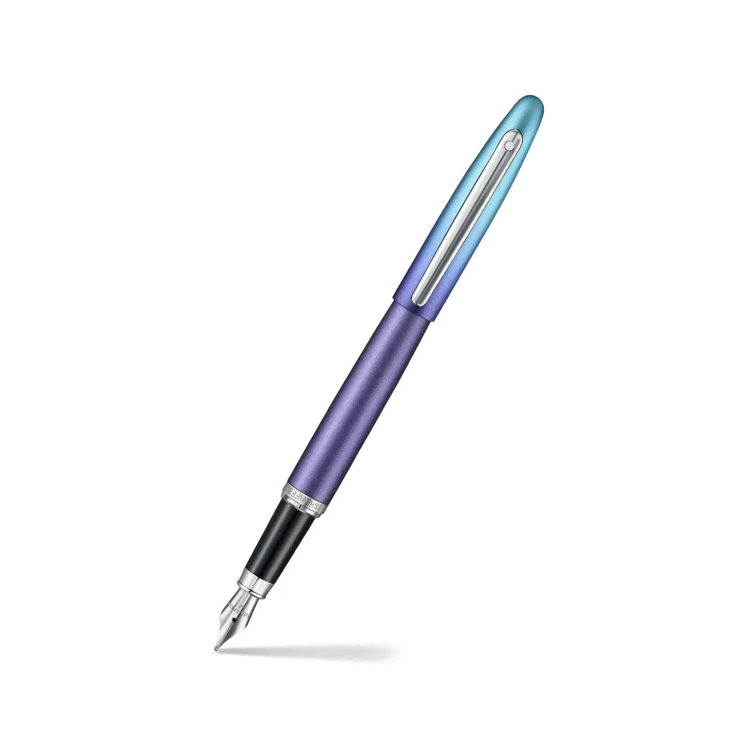 PEN SHEAFFER EXPRESSIONS VFM 9430 Gradient blue and chrome trims pvd medium FP 