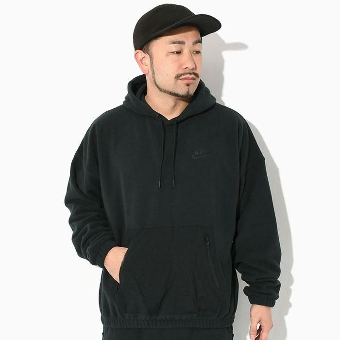 Club+ Polar Fleece Pullover Hoodie Black 