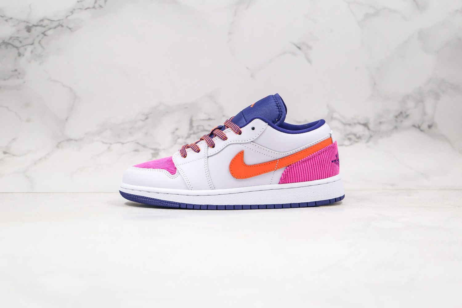 Jordan 1 Low Pink Corduroy (GS)