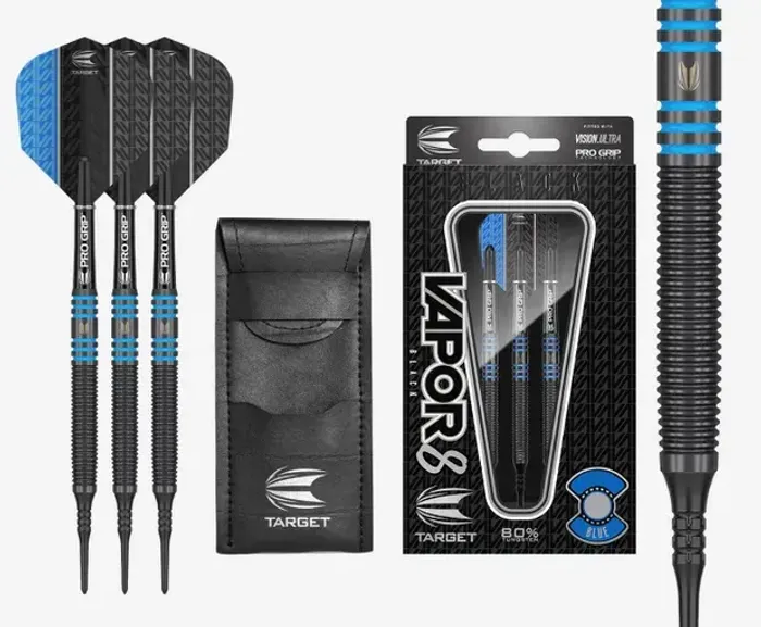 Target Vapor8 Black - Blue Soft tip