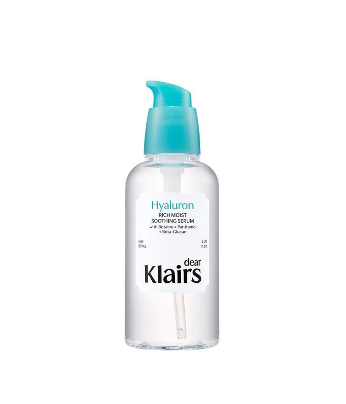 Dear Klairs, Hyaluron rich moist soothing serum