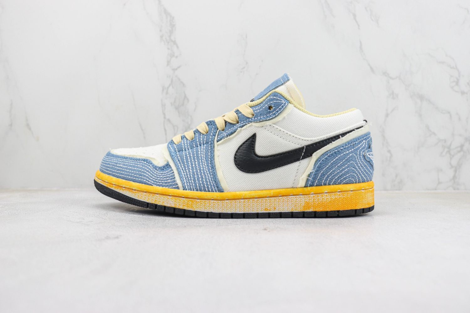 Jordan 1 Low SE WRMK Sashiko Denim