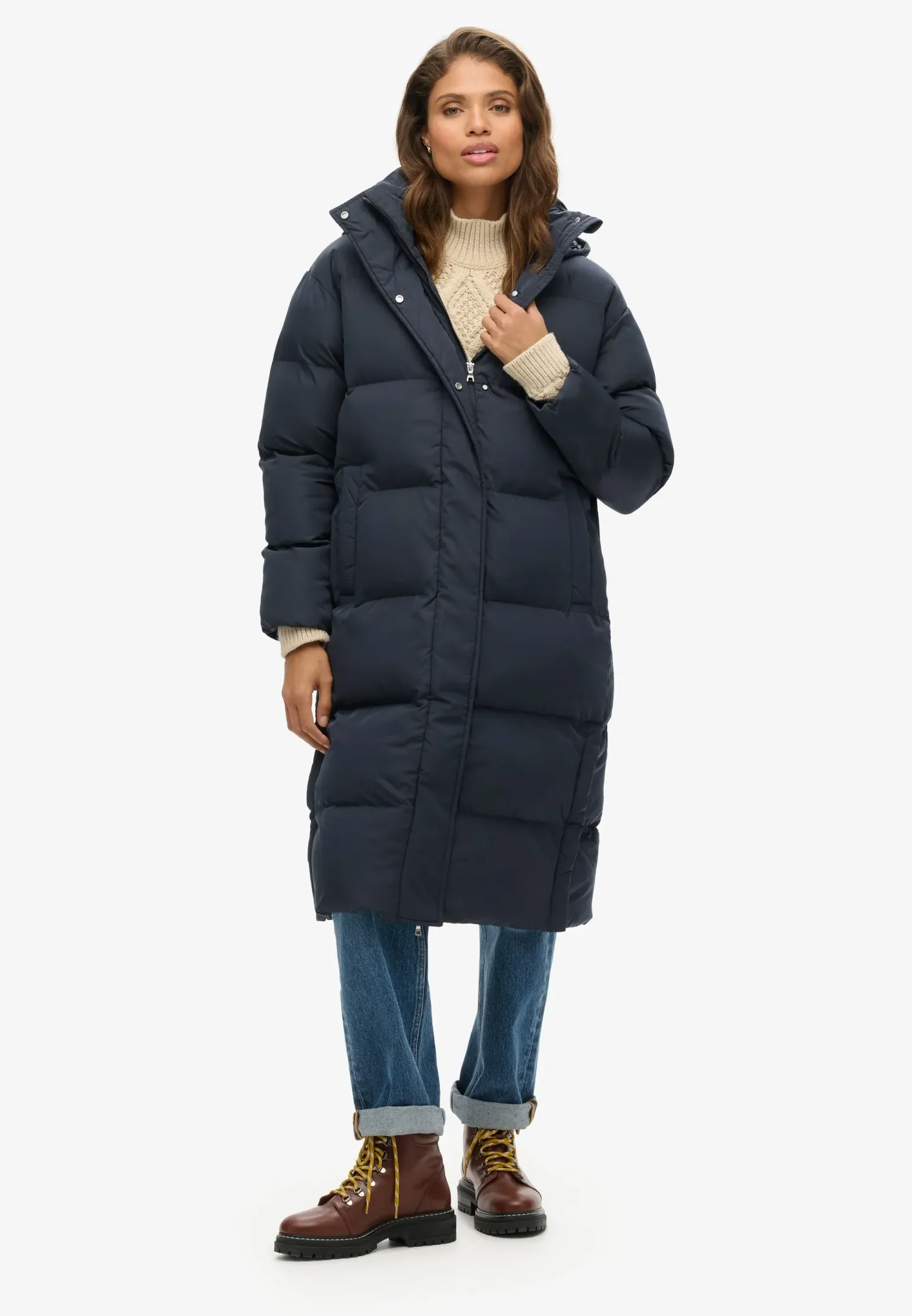 Superdry & Co PUFFER - Winter coat - eclipse navy