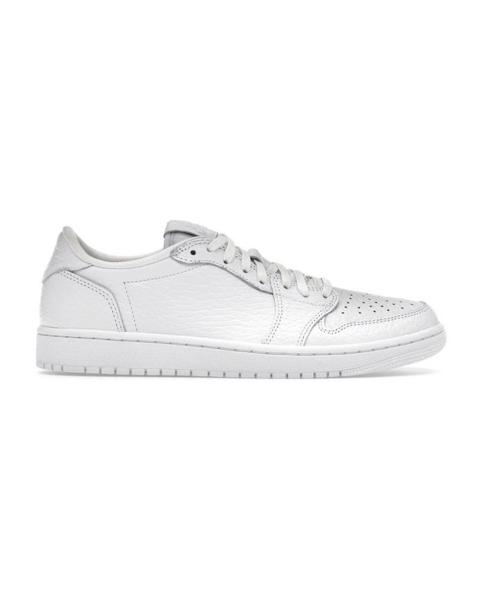 Jordan 1 Retro Low Swooshless Triple White (2025)
