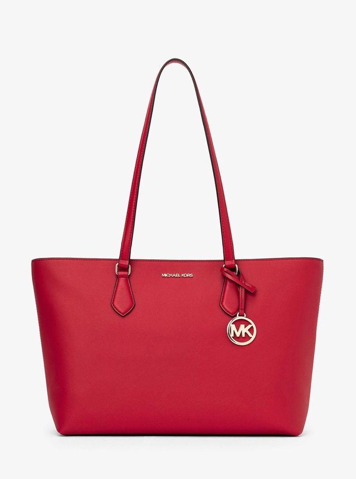 MK tote bag red