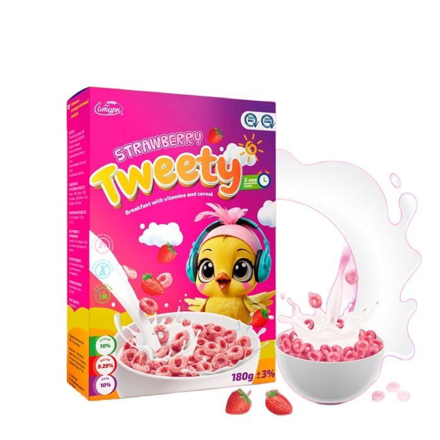 Өглөө хоол Сатурн Tweety 180гр 