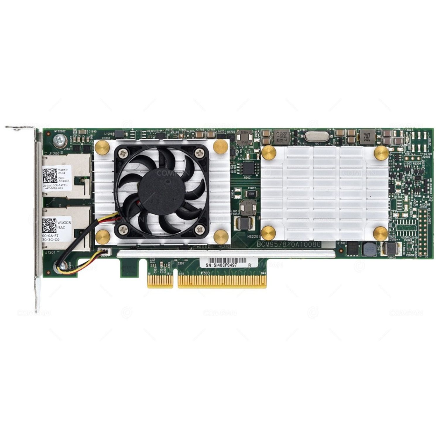 Broadcom BCM957810A1008G 57810S Dual Port 10GbE Ethernet PCIe Adapter