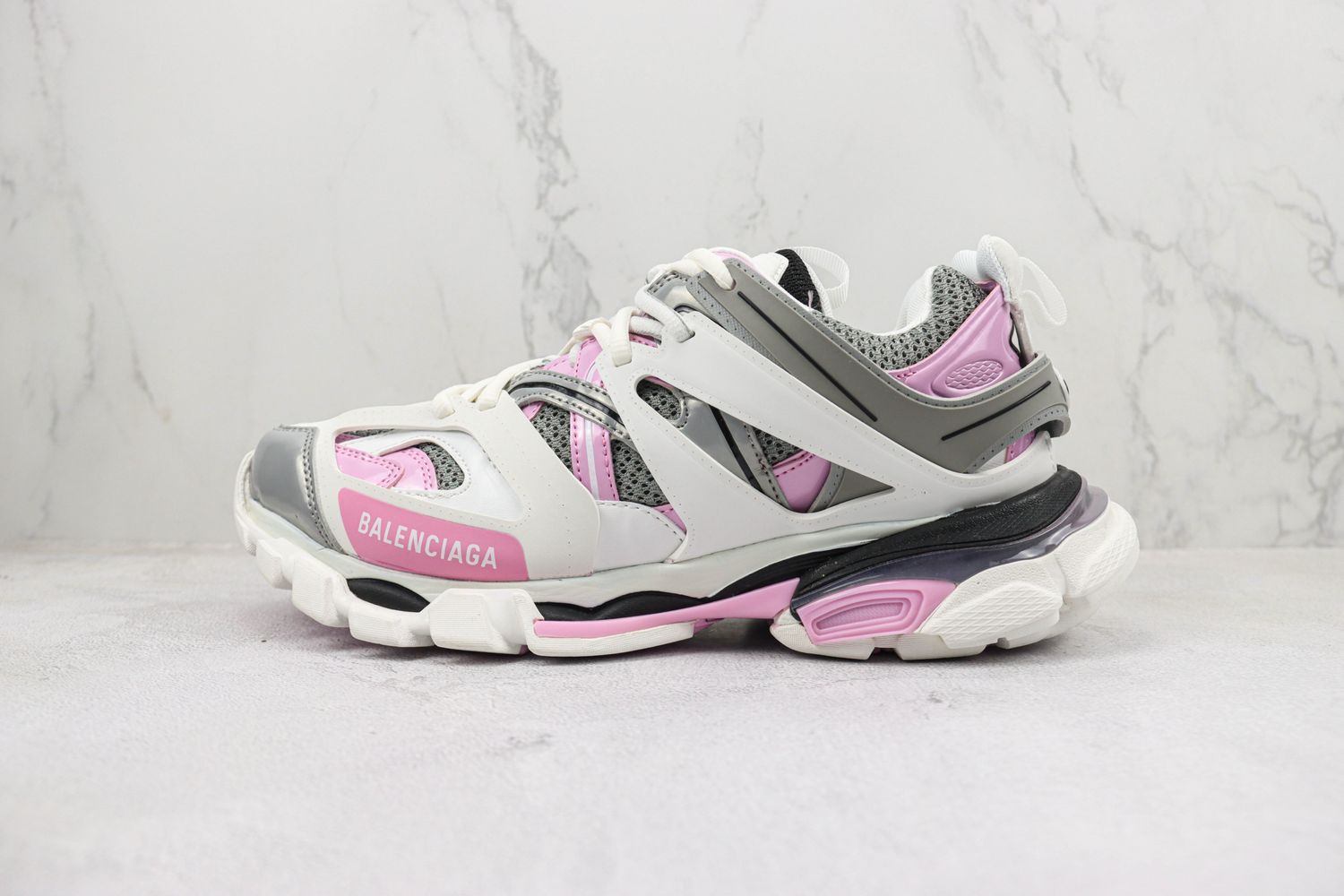 Balenciaga Track White Rose Pink Grey
