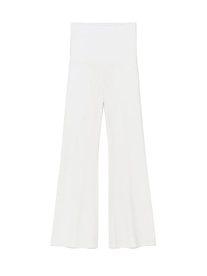 AIR FOLDING FLARE PANTS - WHITE 