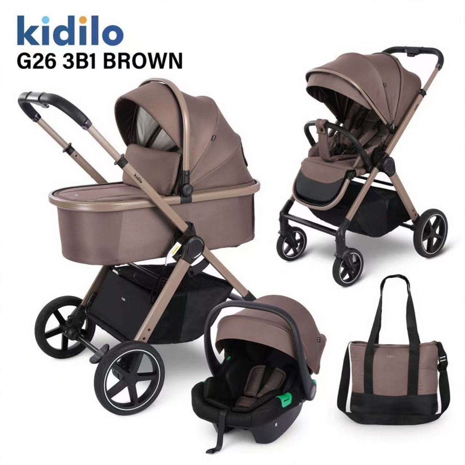 Kidilo G26 3in 1 тэрэг 