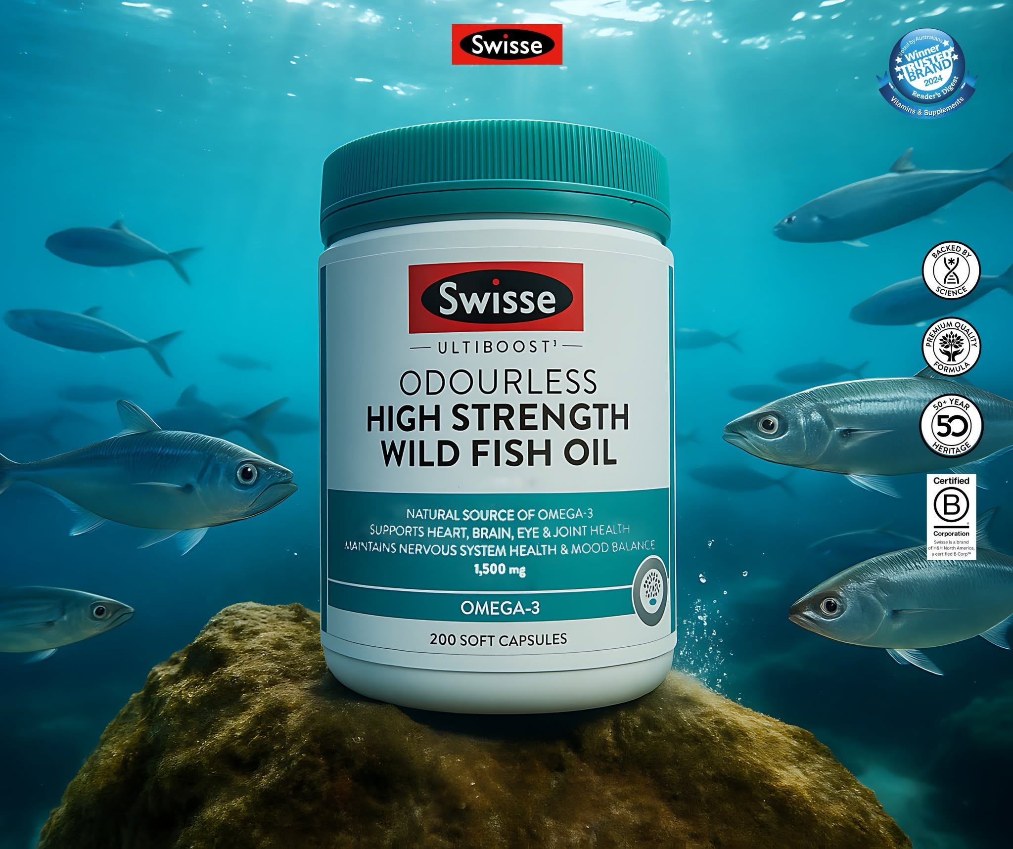 Omega-3 загасны тосны ач тус