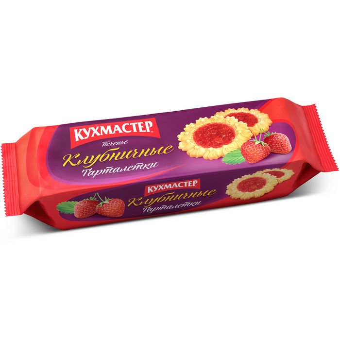 Печень Кухмастер Клубничные 240гр