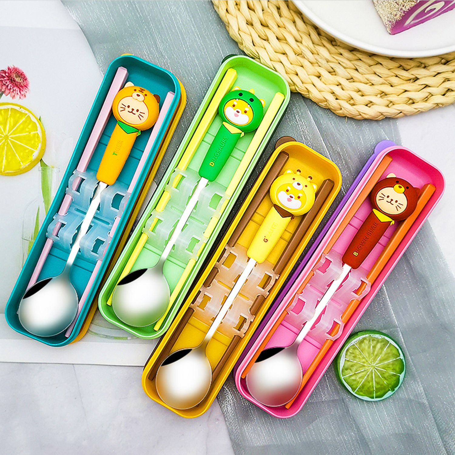 Hoodie Pet Spoon & Chopsticks Set