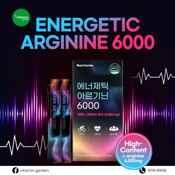 Nutri Garden Energetic Arginine 6000 