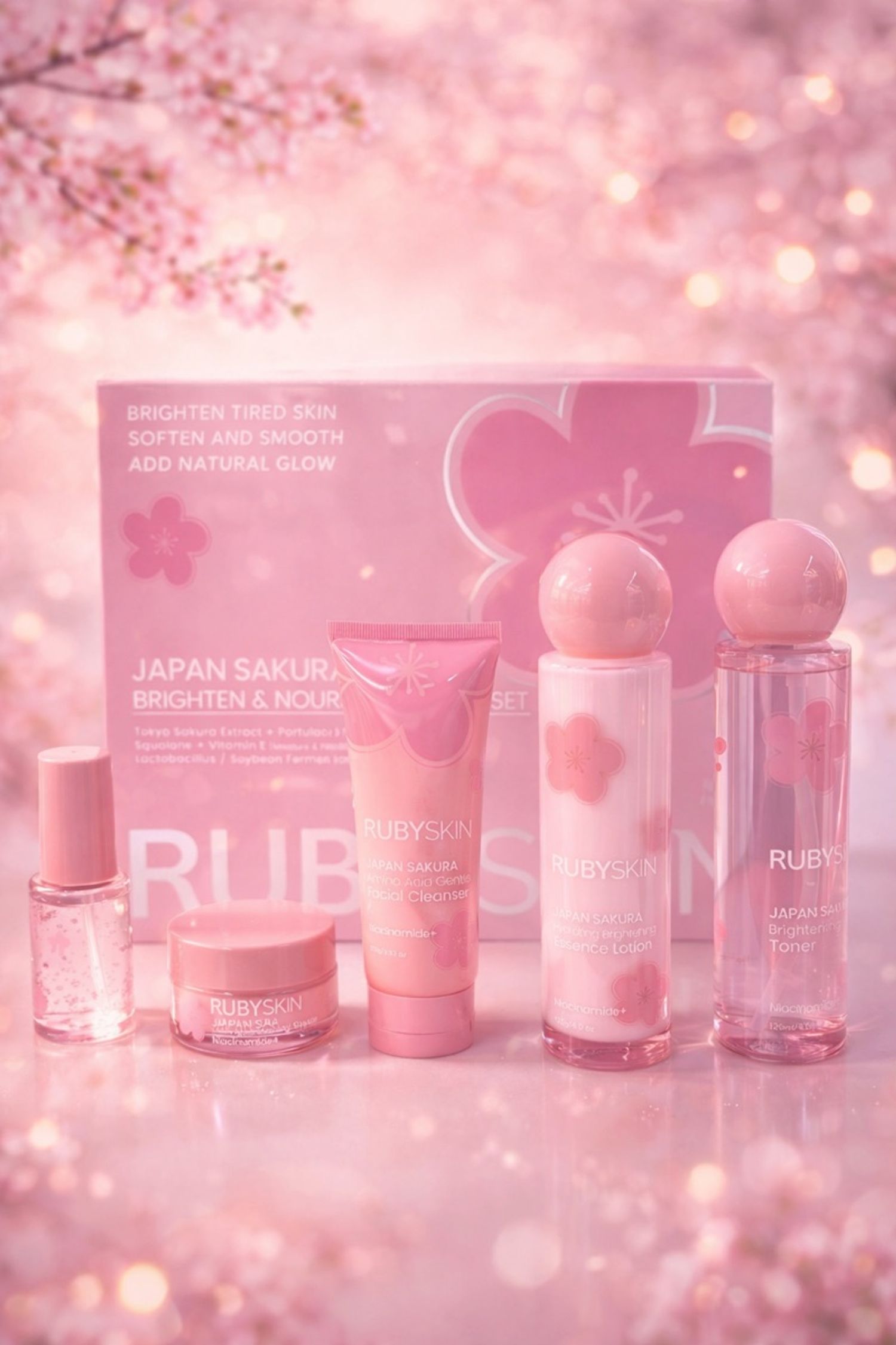 Rubyskin sakura set