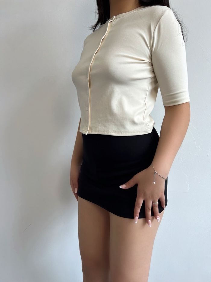 Midi sleeve cardigan