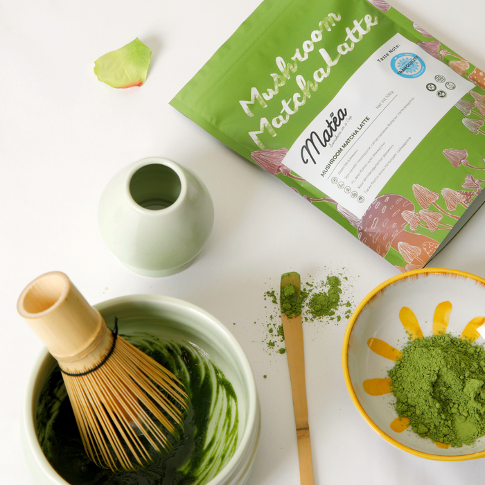 Мөөгтэй Матча Латте