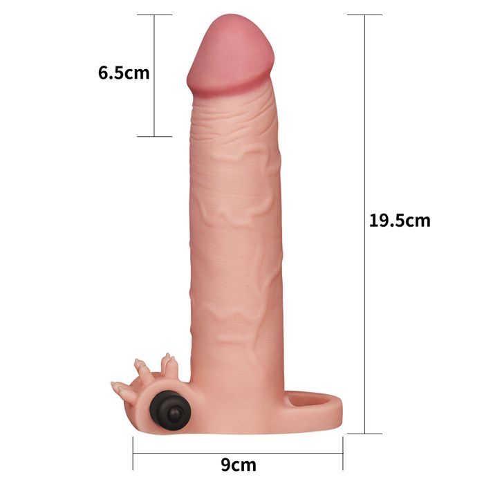 Pleasure X-tender series 3inch/76mm/Flesh
